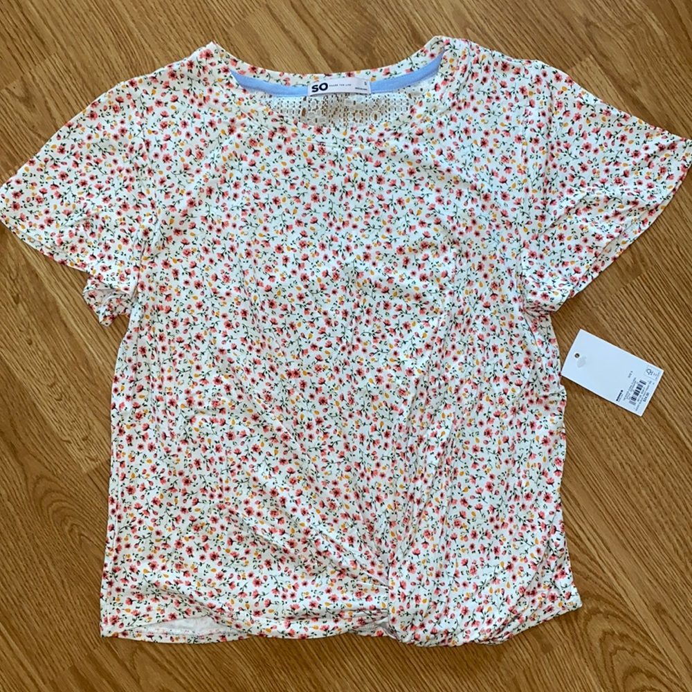 Floral Blouse Small Top
